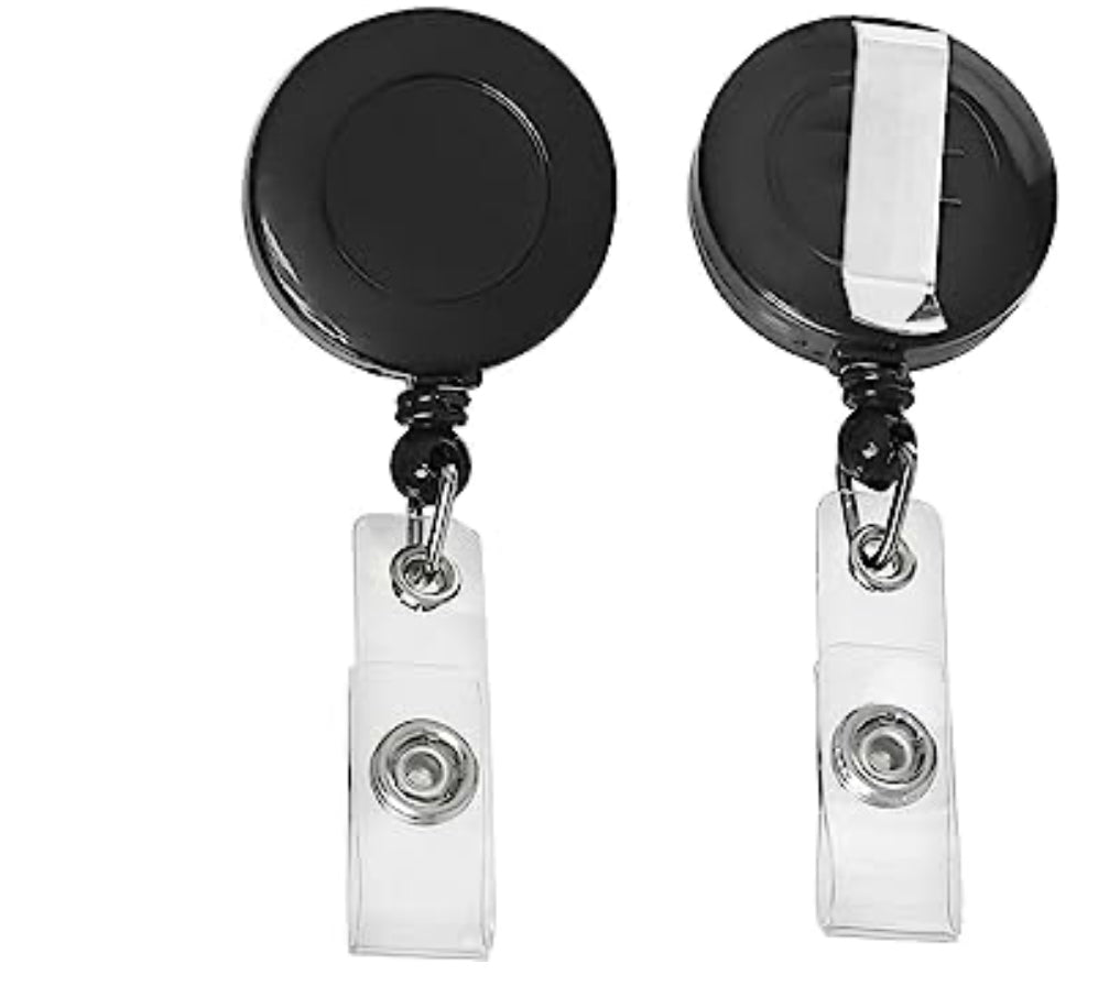 Heart with Paw Print Badge Reel