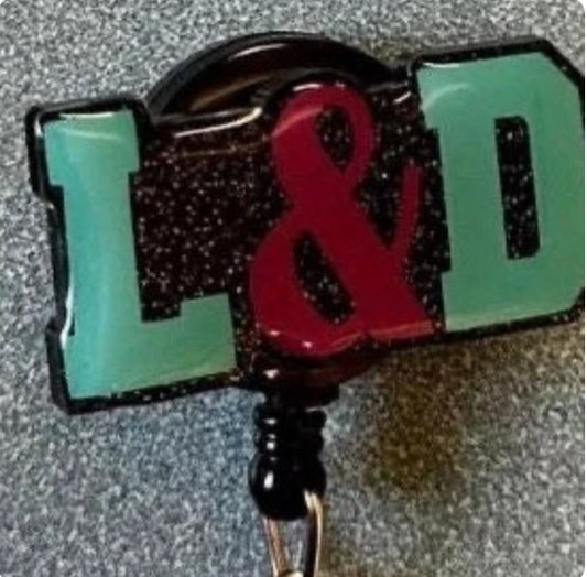 L&D retractable badge reel
