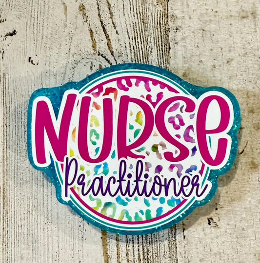 NURSE PRACTIONER Retractable Badge reel